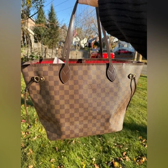 Louis vuitton neverfull MM damier ebene - Picture 4 of 17